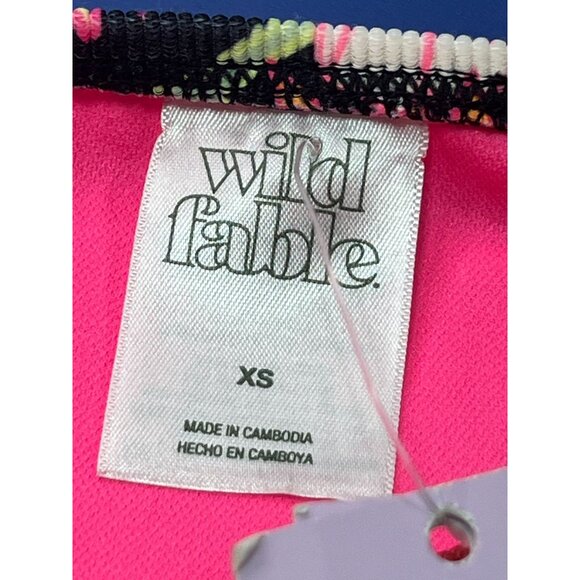 Wild Fable - Women's Ribbed High Waist High Leg Cheeky Bikini Bottom - XS(0-2) - Picture 9 of 11